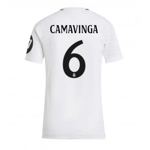 Real Madrid Eduardo Camavinga #6 Replika Hjemmebanetrøje Dame 2024-25 Kortærmet